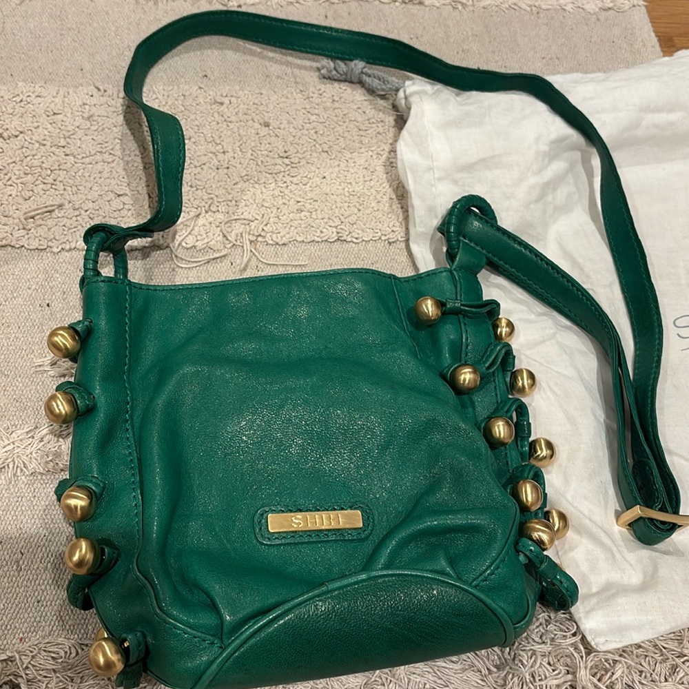 Gorgeous Italian leather SHIH purse, brand new